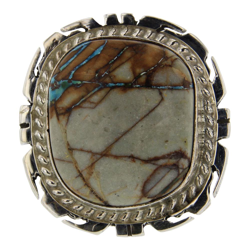 Patricia Skeets Boulder Turquoise Ring (1 of 3)