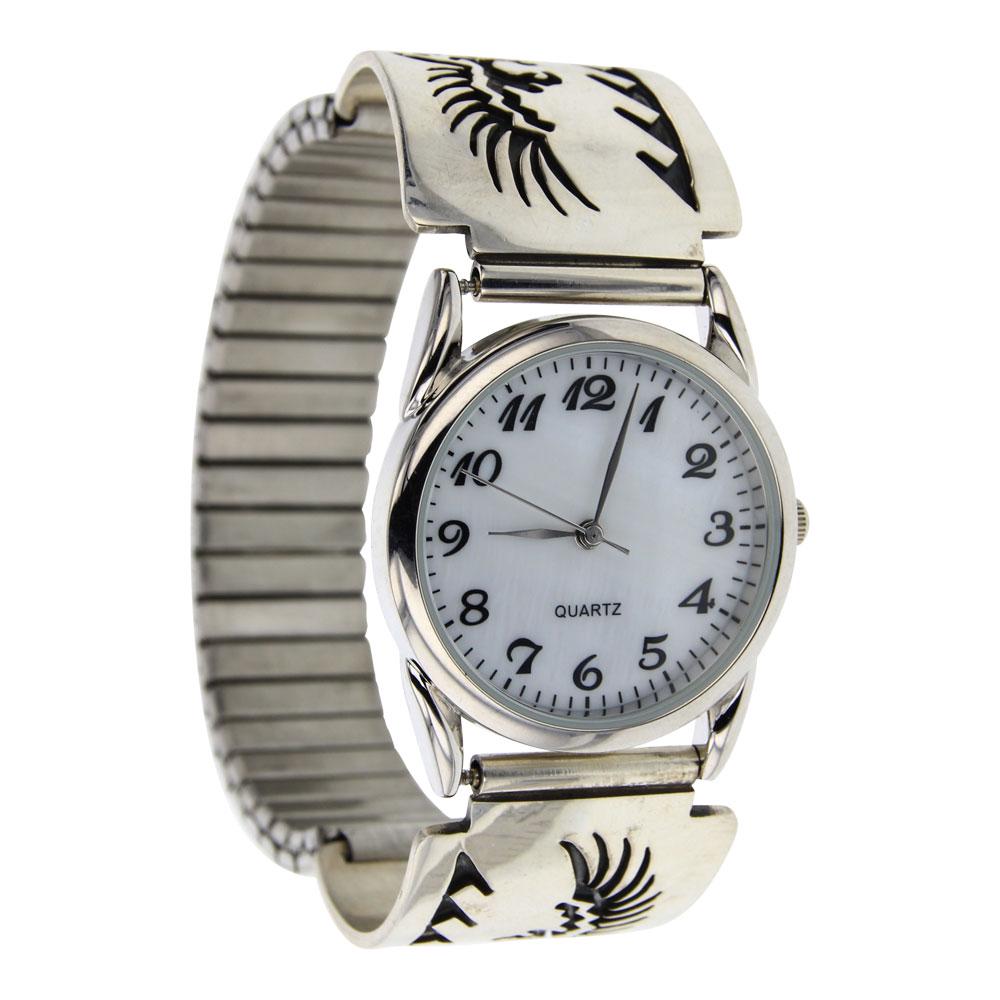 Steve Cisco Overlay Eagle Watch Bracelet (1 of 4)