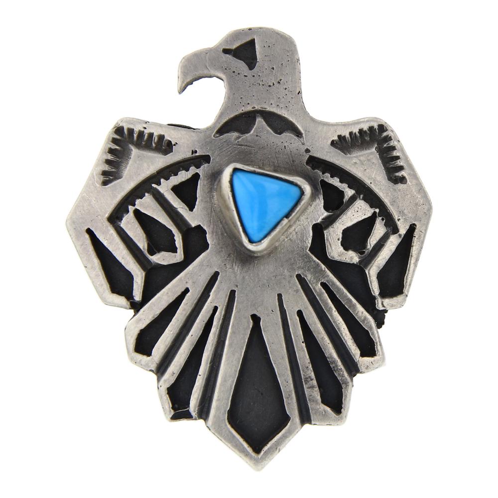 Turquoise Thunderbird Ring (1 of 3)