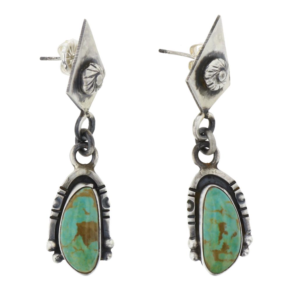 Randy Billy Nevada Turquoise Earrings (1 of 2)