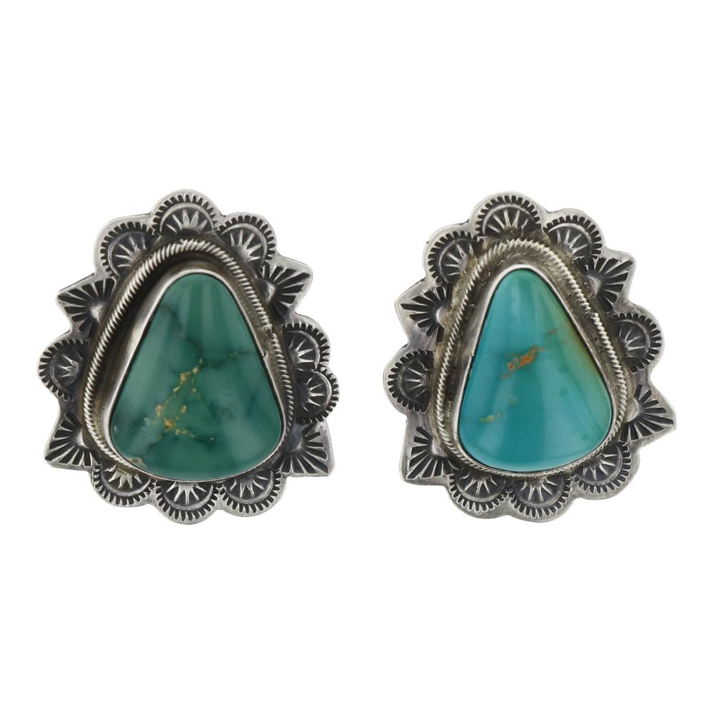Bobby Johnson Royston Turquoise Earrings (1 of 2)