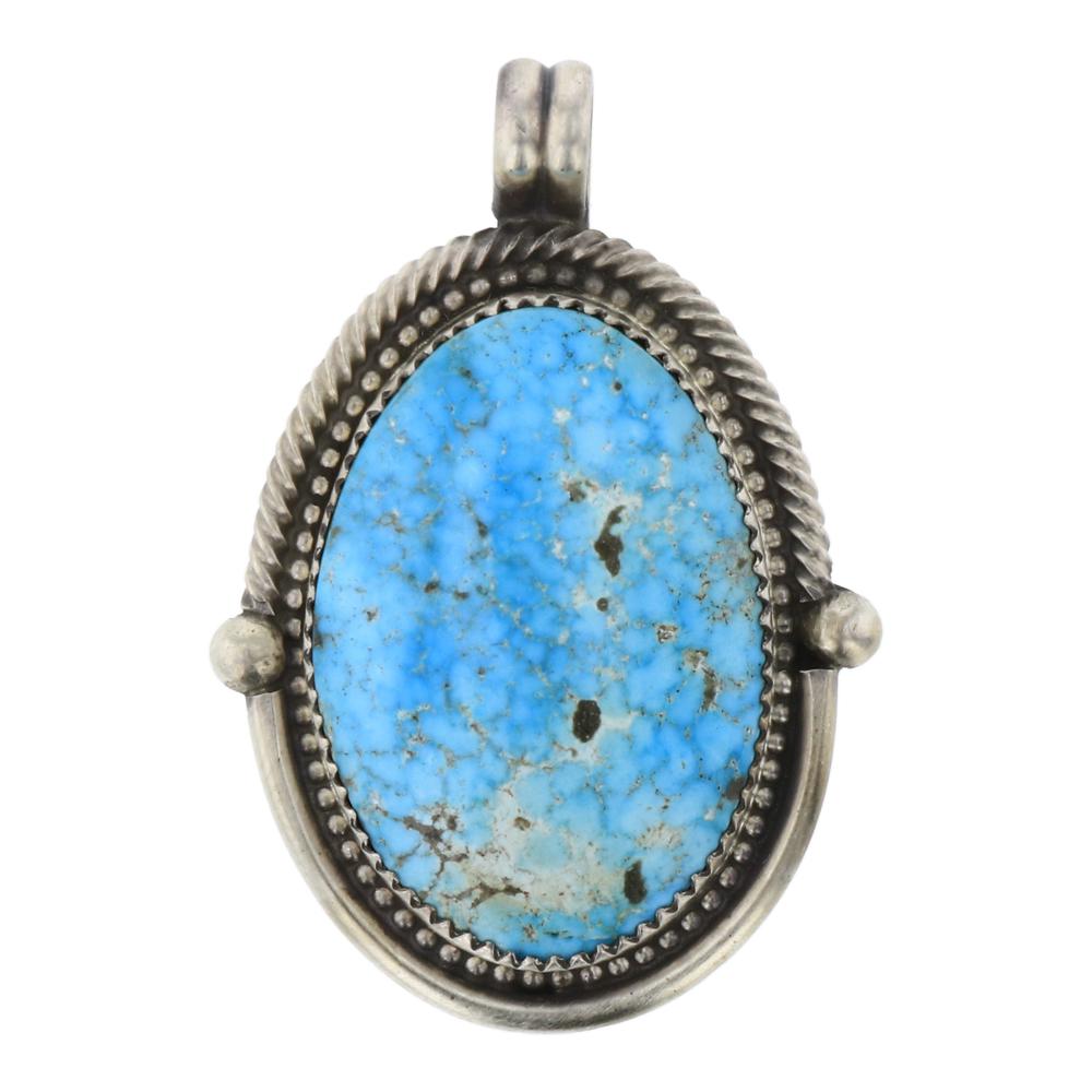 Tricia Smith Water web Kingman Turquoise Pendant (1 of 2)