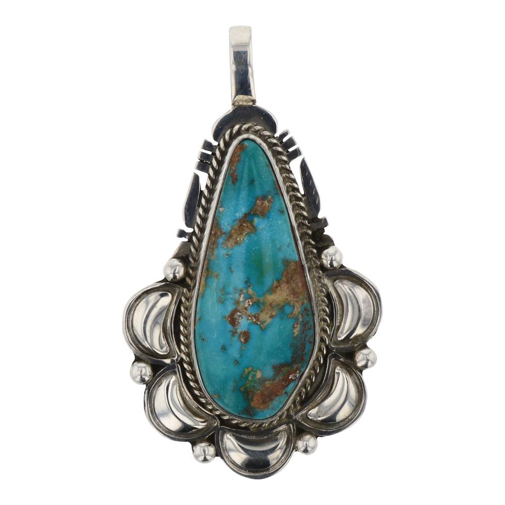 J. Nelson Royston Turquoise Pendant (1 of 2)