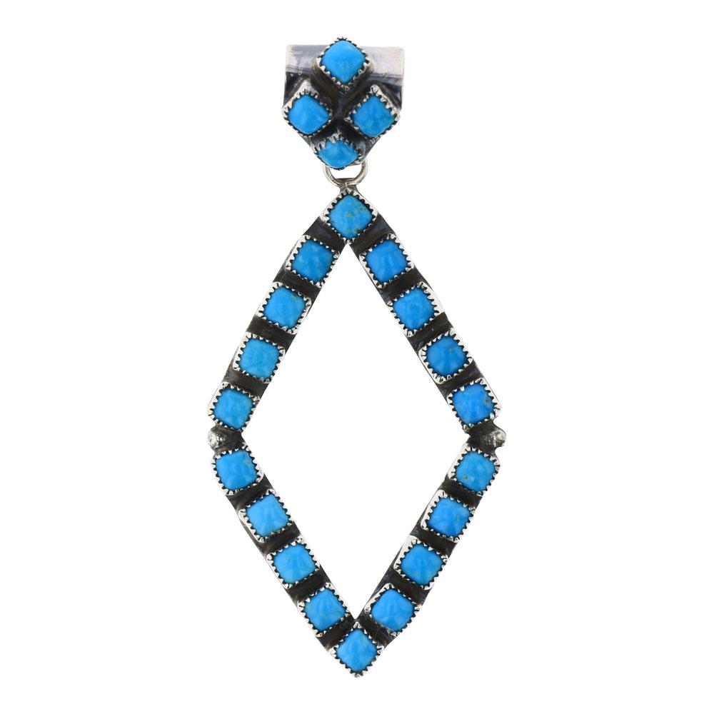 Anthony Skeets Sleeping Beauty Turquoise Diamond Shape (1 of 2)