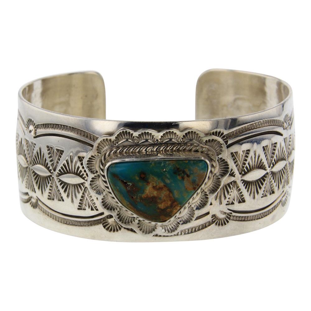 J. Nelson Royston Turquoise Cuff Bracelet (1 of 4)