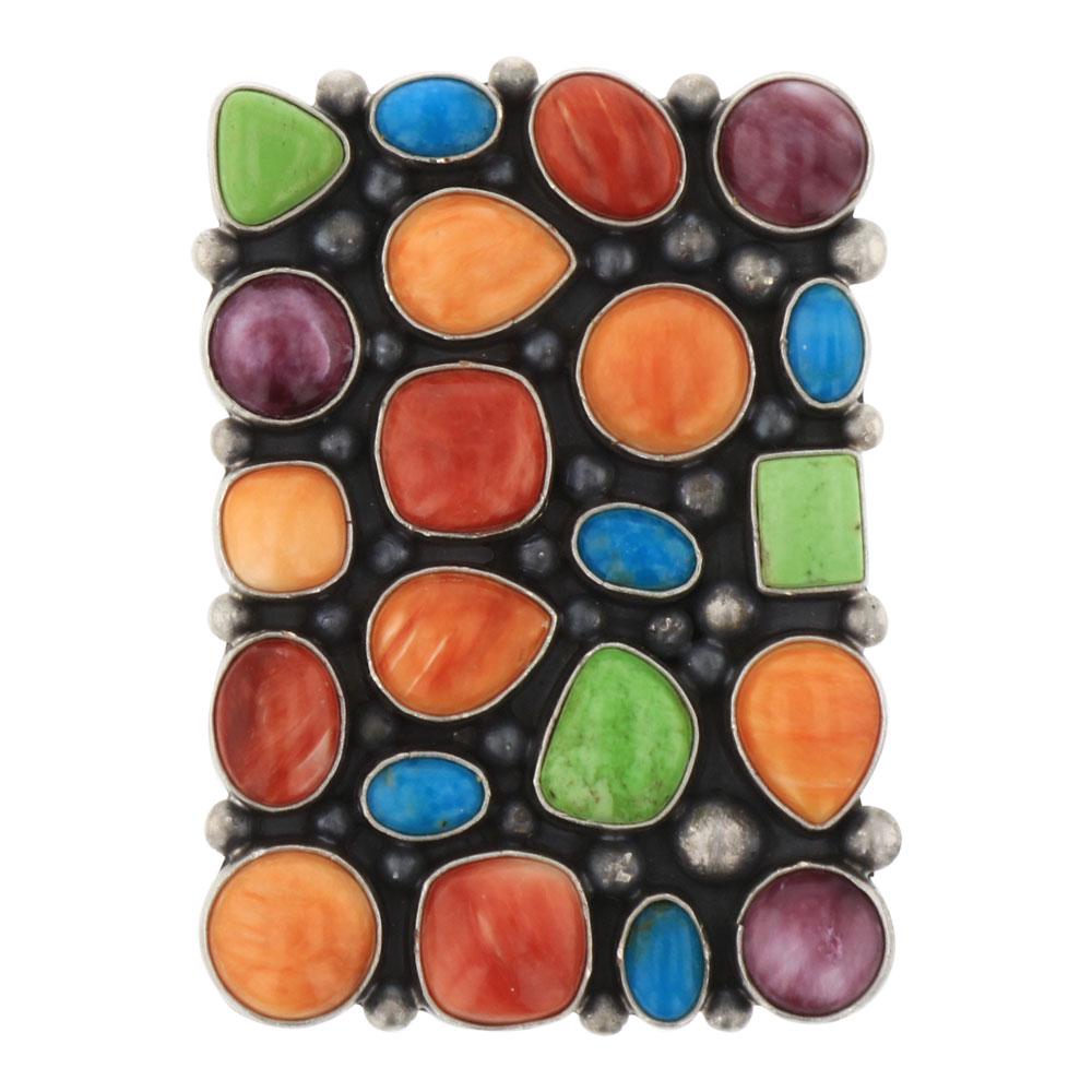 Elgin Tom Turquoise, Spiny Oyster & Gaspeite Mixed (1 of 4)