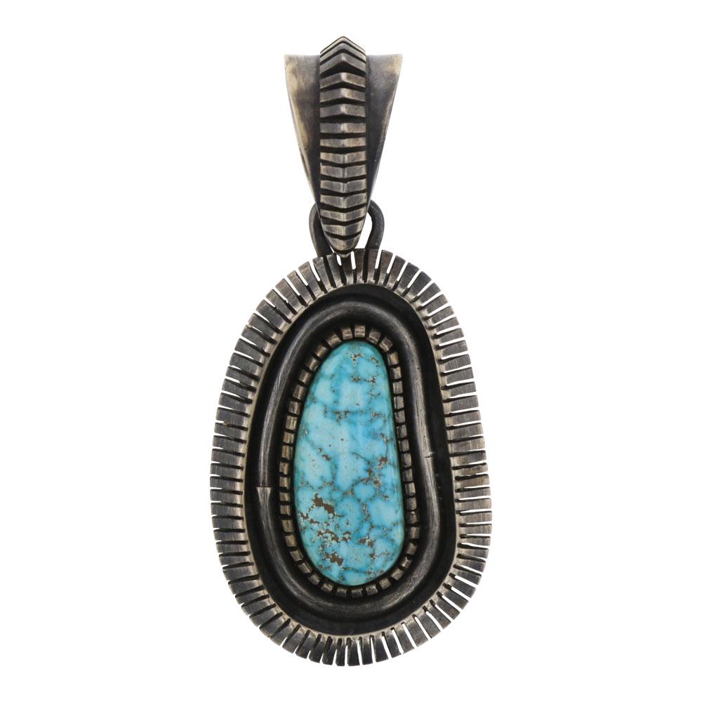 Benny Ramone Turquoise Mountain Turquoise Fine Sawed (1 of 2)