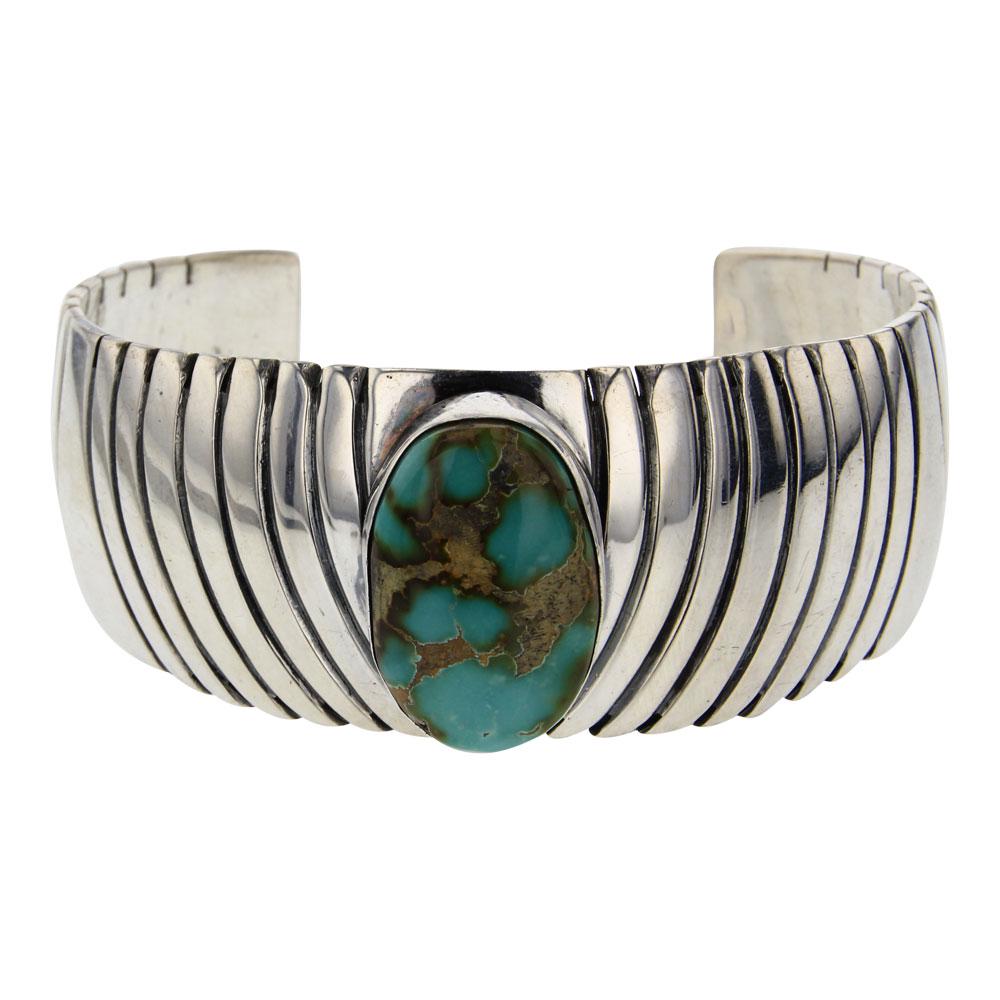 Benny Ramone Royston Turquoise Cuff Bracelet (1 of 4)