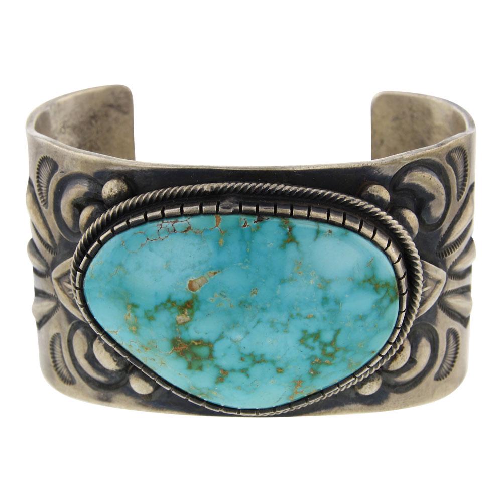 Ray Bennet Godber's Turquoise Wide Cuff Bracelet (1 of 4)
