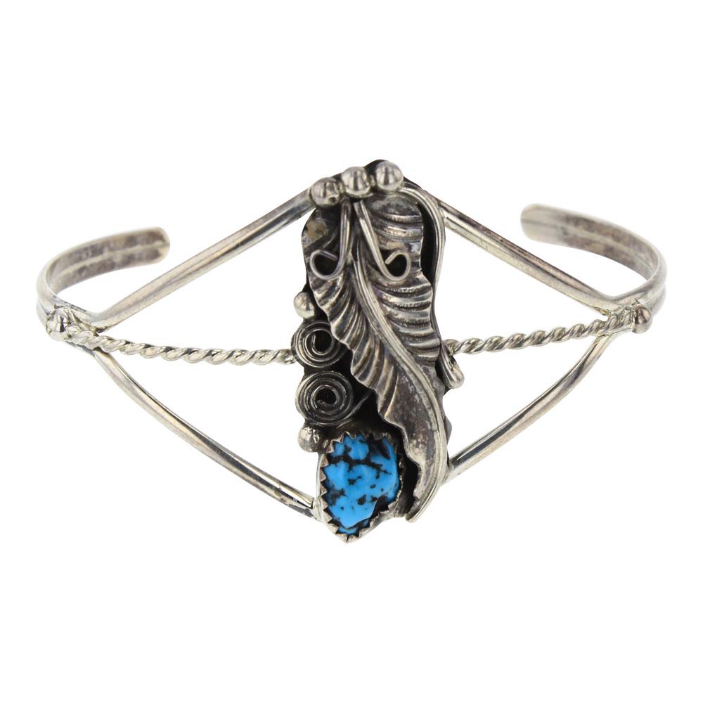 Melissa Yazzie Kingman Nugget Turquoise Bracelet (1 of 4)
