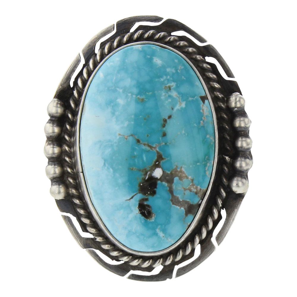 Peggy Skeets Nevada Turquoise Ring (1 of 3)