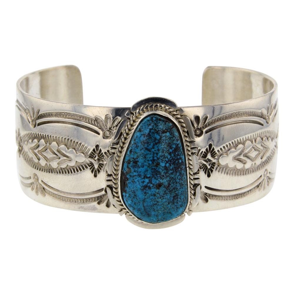 Jerry Nelson Kingman Turquoise Cuff Bracelet (1 of 4)