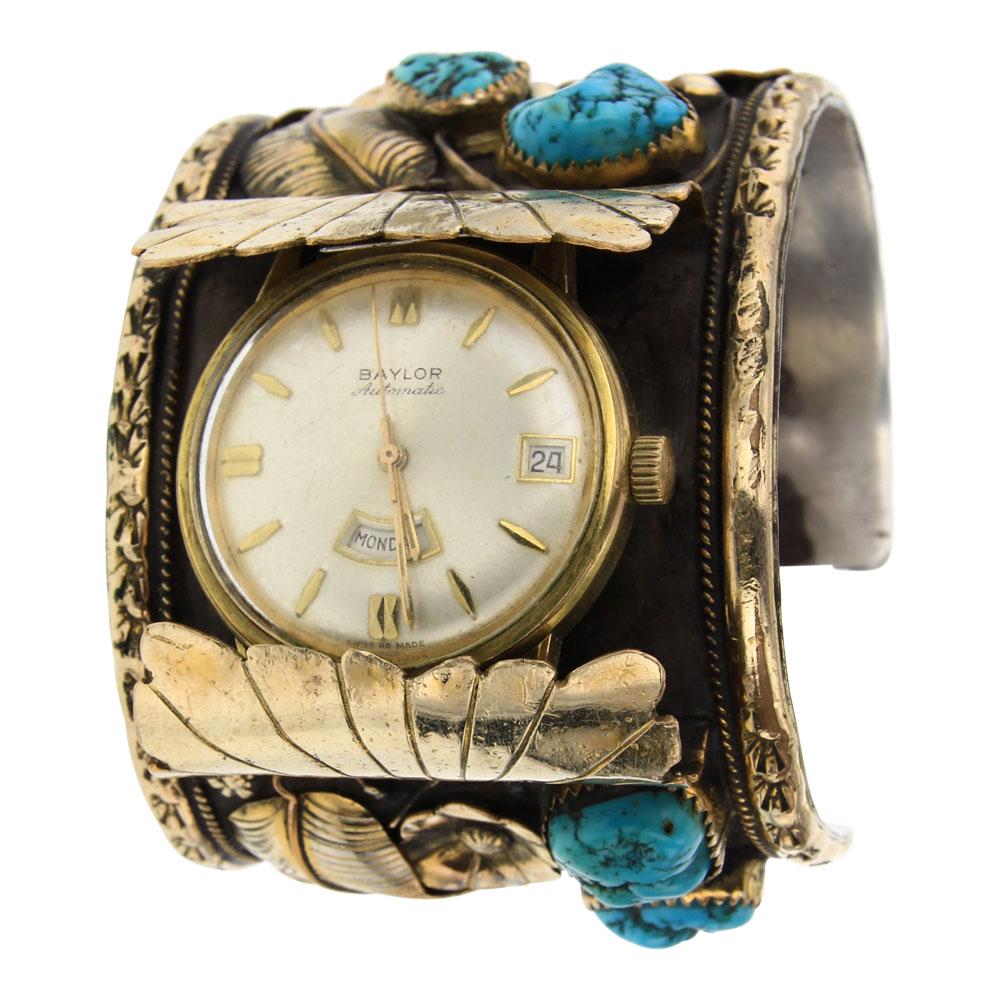 J. Haley Vintage Pawn Sleeping Beauty Nugget Turquoise (1 of 4)