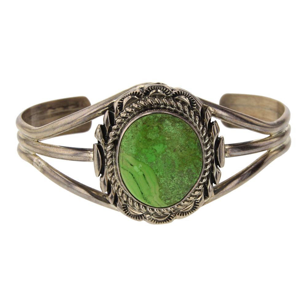 Thomas Francisco Gaspeite Cuff Bracelet (1 of 4)