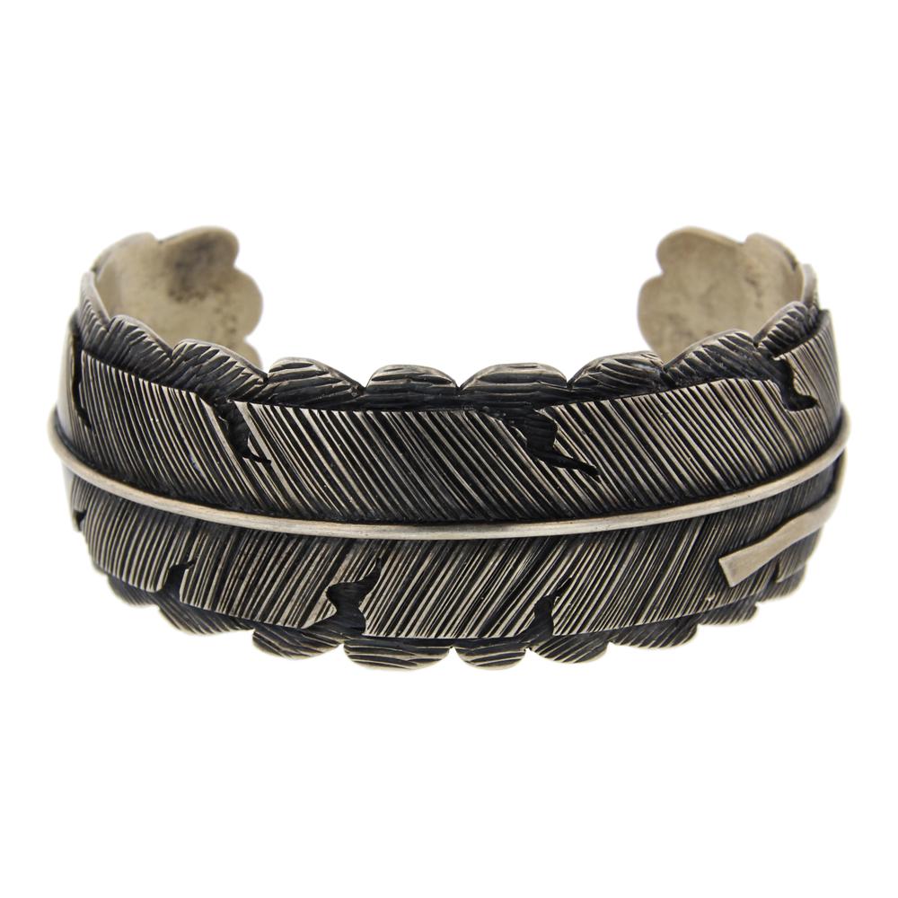 Ernest Thomas Bilagody Feather Cuff Bracelet (1 of 5)