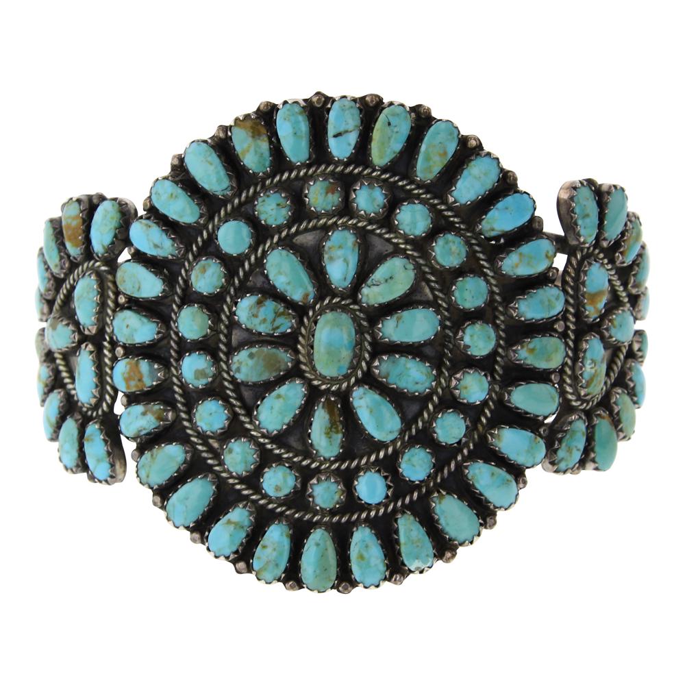 Larry Moses Begay Vintage Turquoise Traditional Cluster (1 of 3)