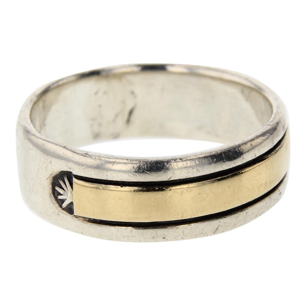Chimney Butte 14K Gold over Sterling Silver Ring (1 of 4)