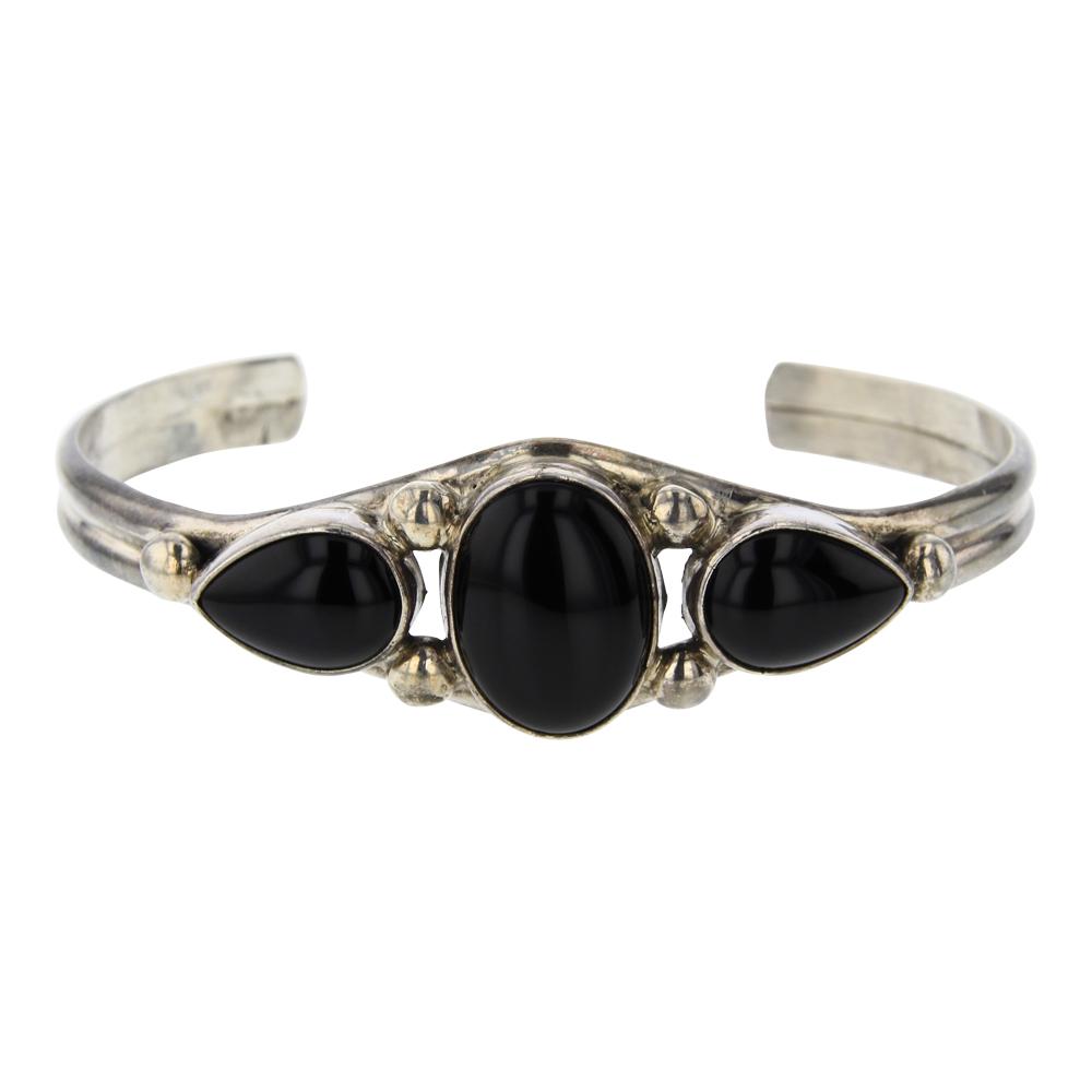 Black Onyx Cuff Bracelet (1 of 3)