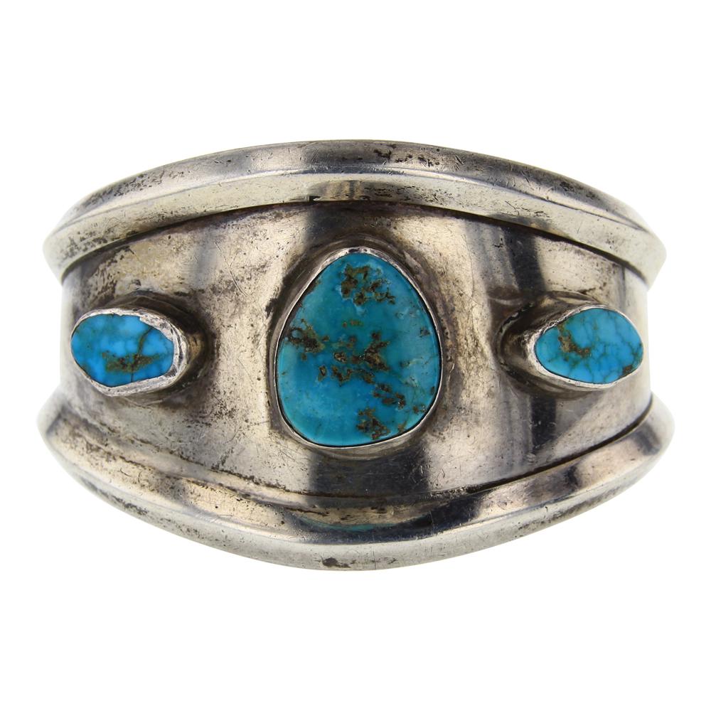 Vintage Pawn Blue Ridge Turquoise Cuff Bracelet (1 of 3)