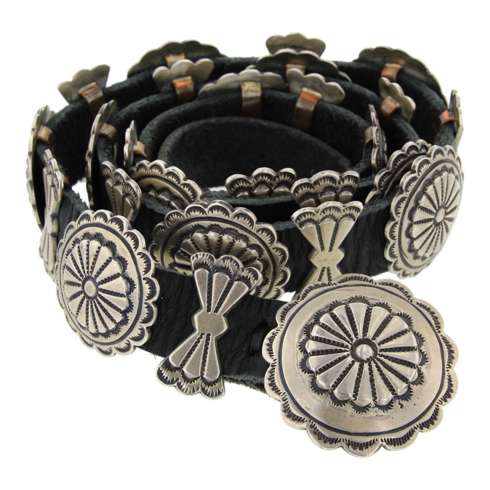 Navajo Tradition Stamp work Concho Belt (1 of 4)