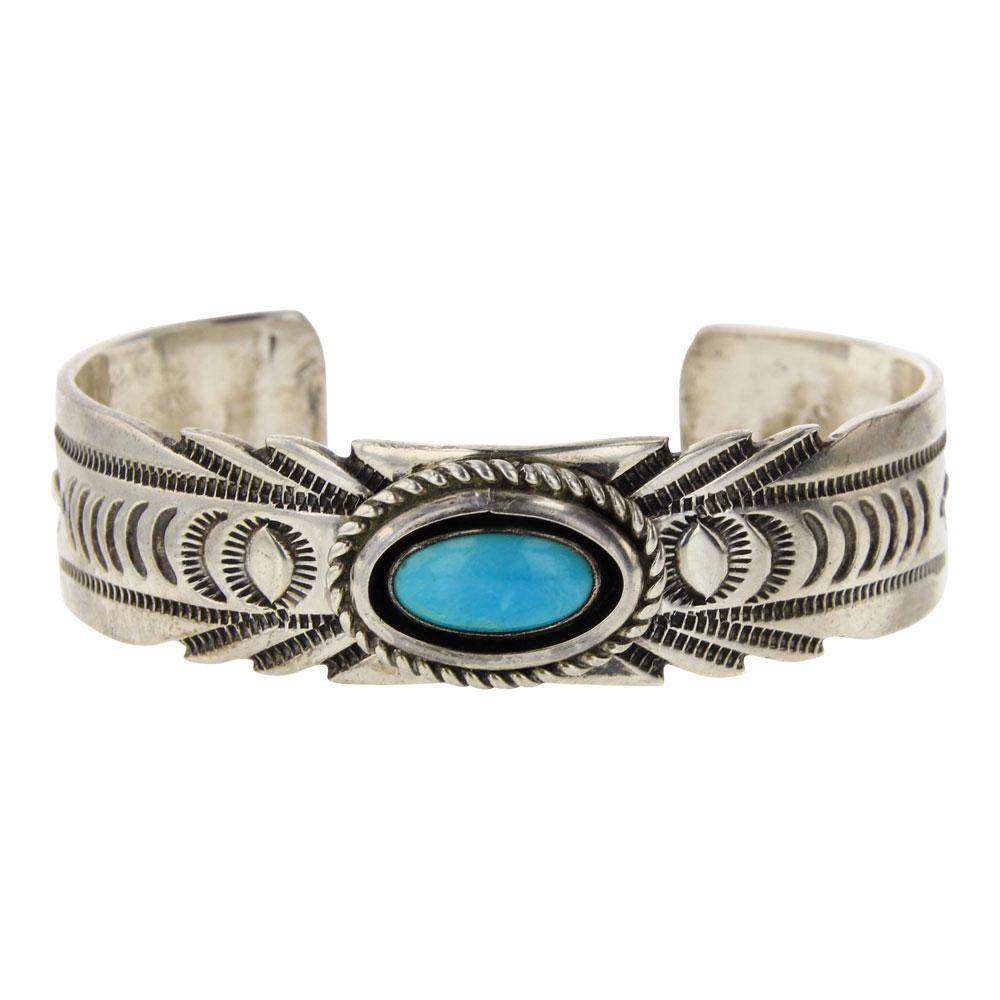 Ray Bennet Early Work Sleeping Beauty Turquoise Cuff (1 of 4)