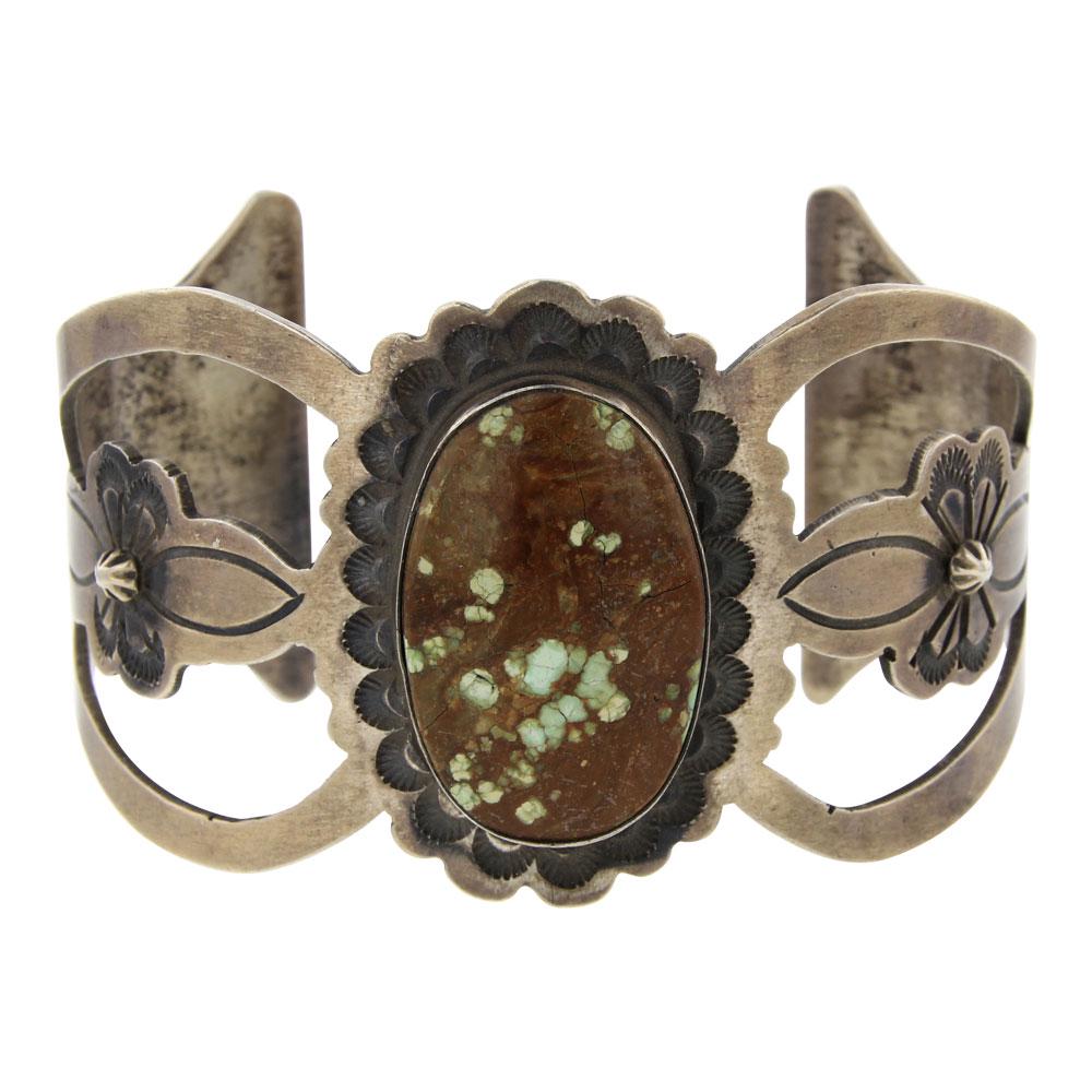 Robert Shakey Turquoise Cuff Bracelet (1 of 4)