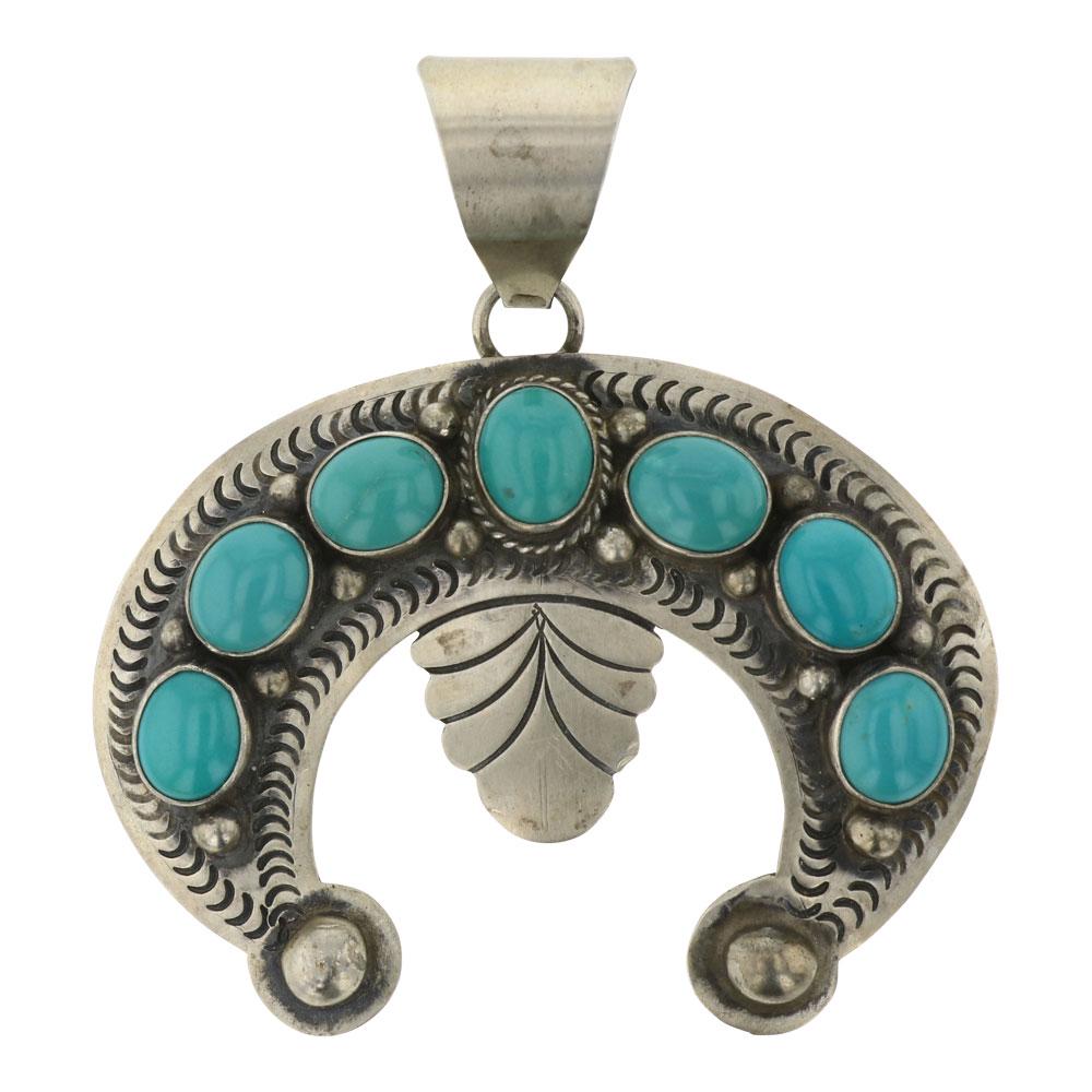 Charles Johnson Turquoise Naja Pendant (1 of 2)