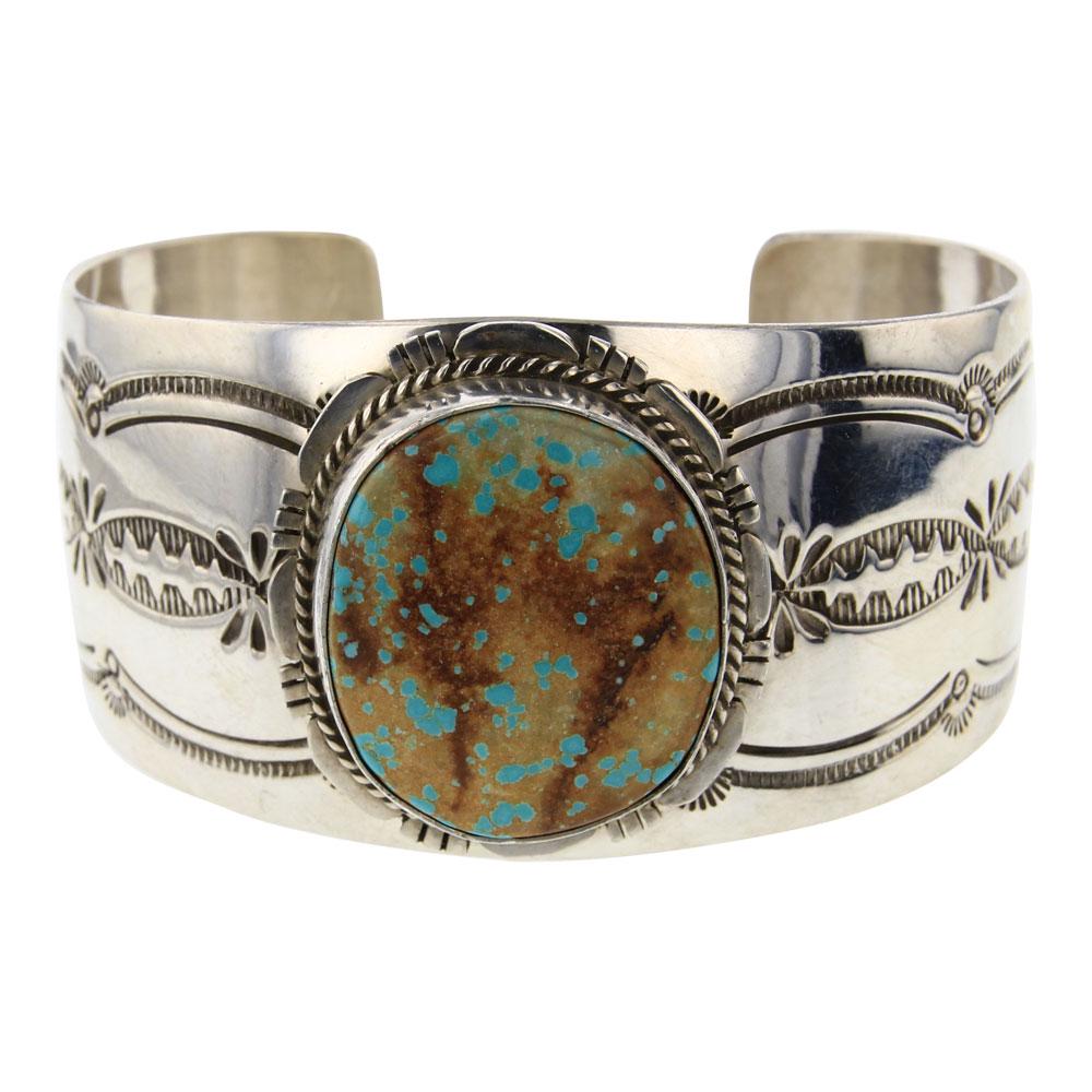 John Nelson Royston Turquoise Cuff Bracelet (1 of 4)