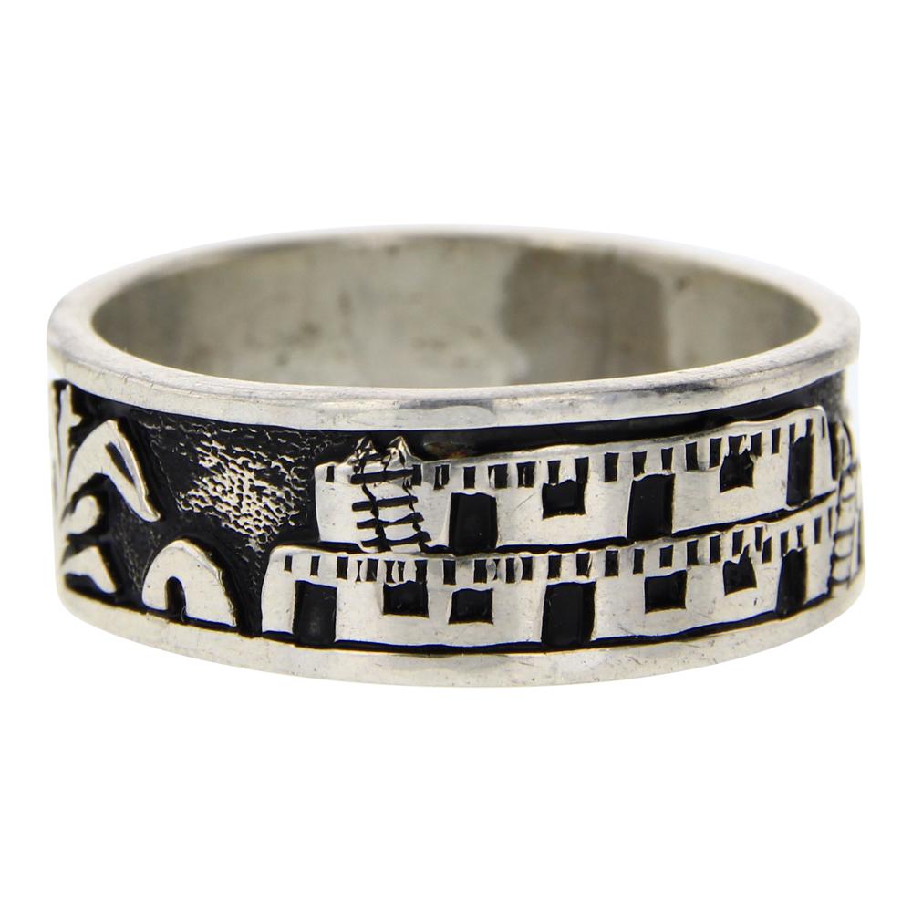 Navajo Plain Silver Story Teller Ring (1 of 3)