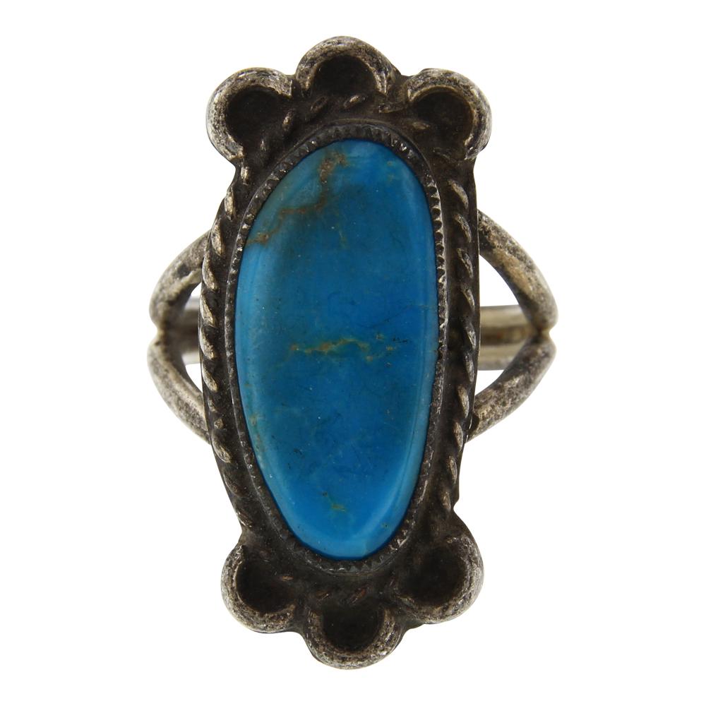 Old Pawn Blue Ridge Turquoise Ring (1 of 3)