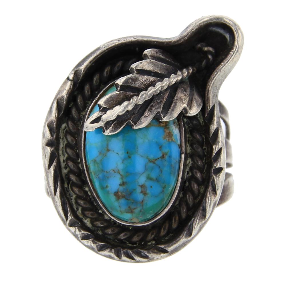 Vintage Nevada Turquoise Ring (1 of 3)