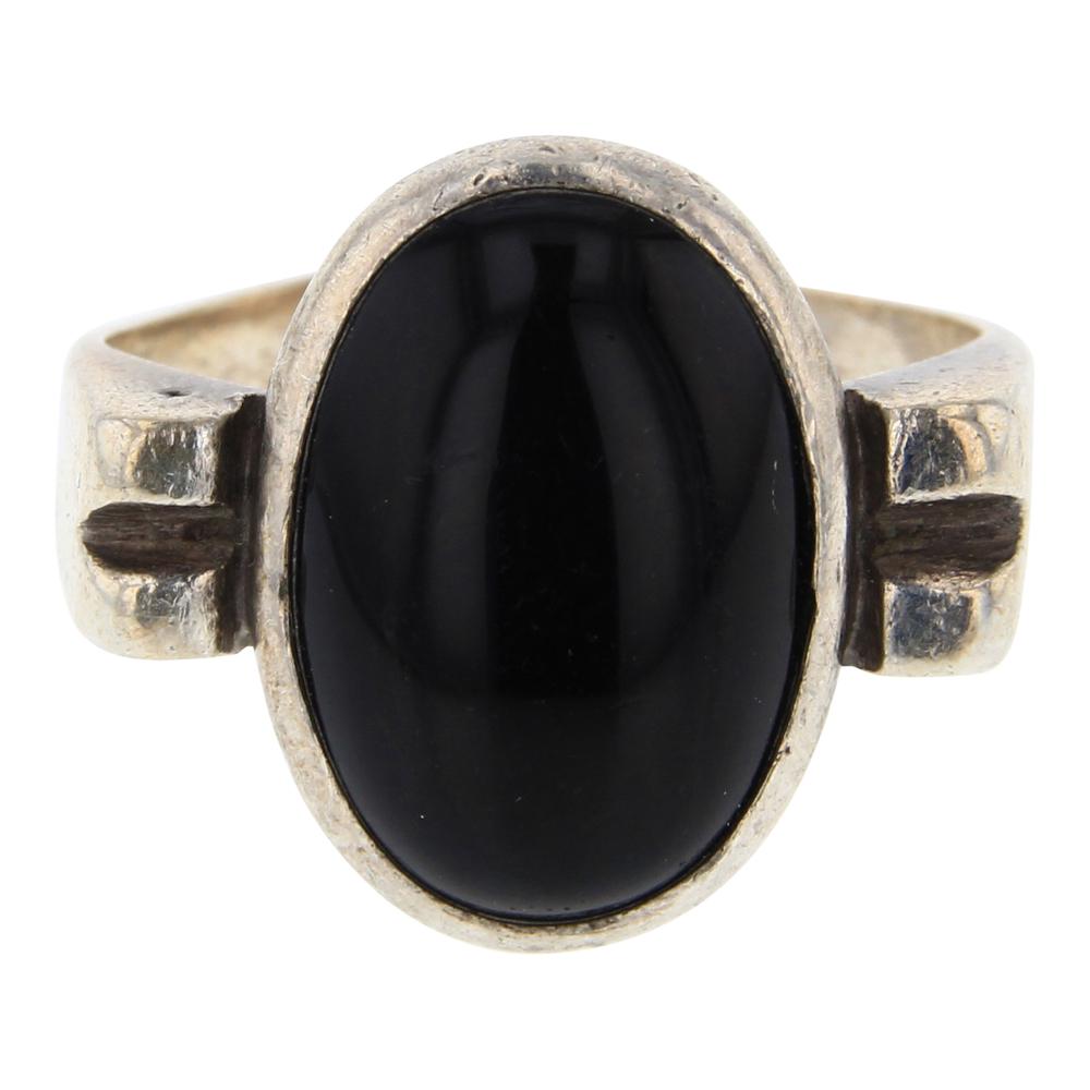 Sterling Silver Black Onyx Ring (1 of 3)