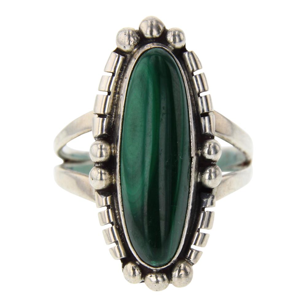 Vintage Malachite Nakai Ring (1 of 3)