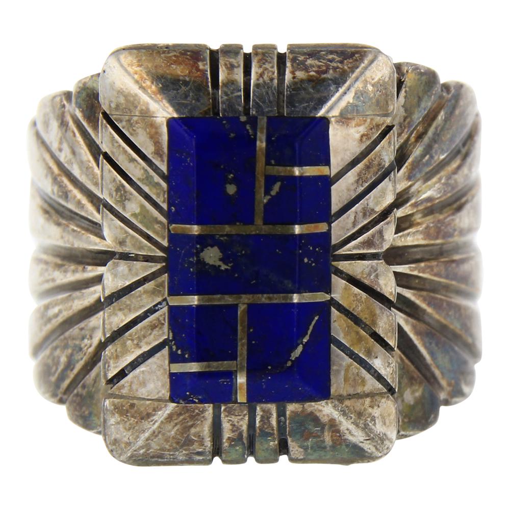 Benally Lapis Men's Ring (1 of 3)