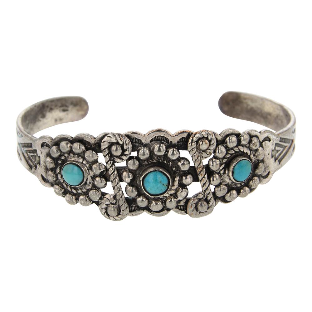 Fred Harvey Era Turquoise Bracelet (1 of 4)