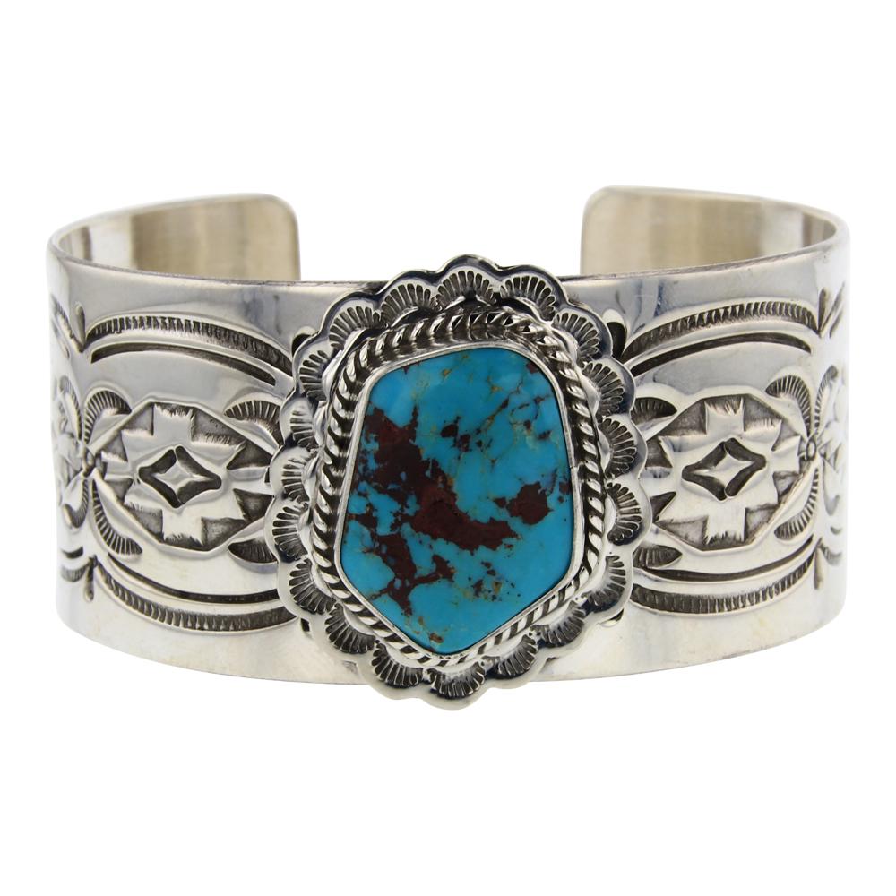 John Nelson Turquoise Cuff Bracelet (1 of 4)