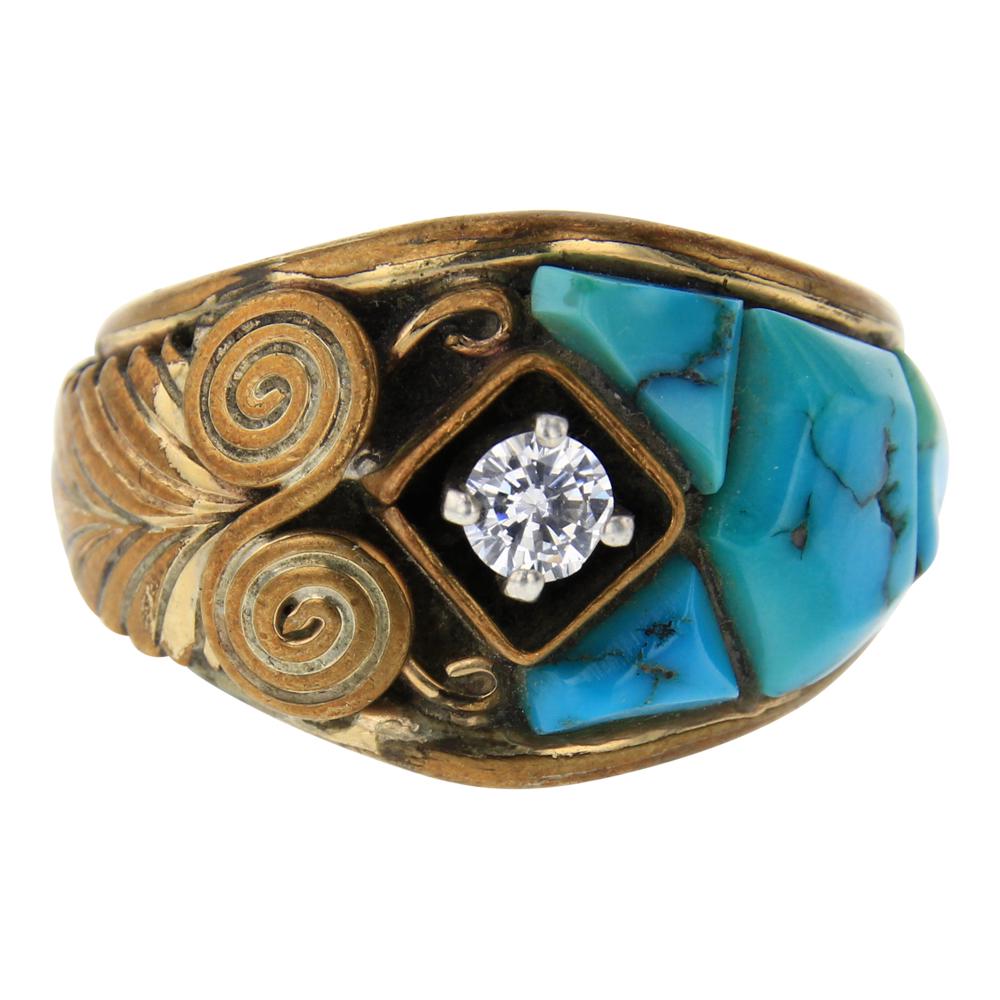 Silver Ray Sterling Silver & Gold Filled Turquoise Cz (1 of 5)