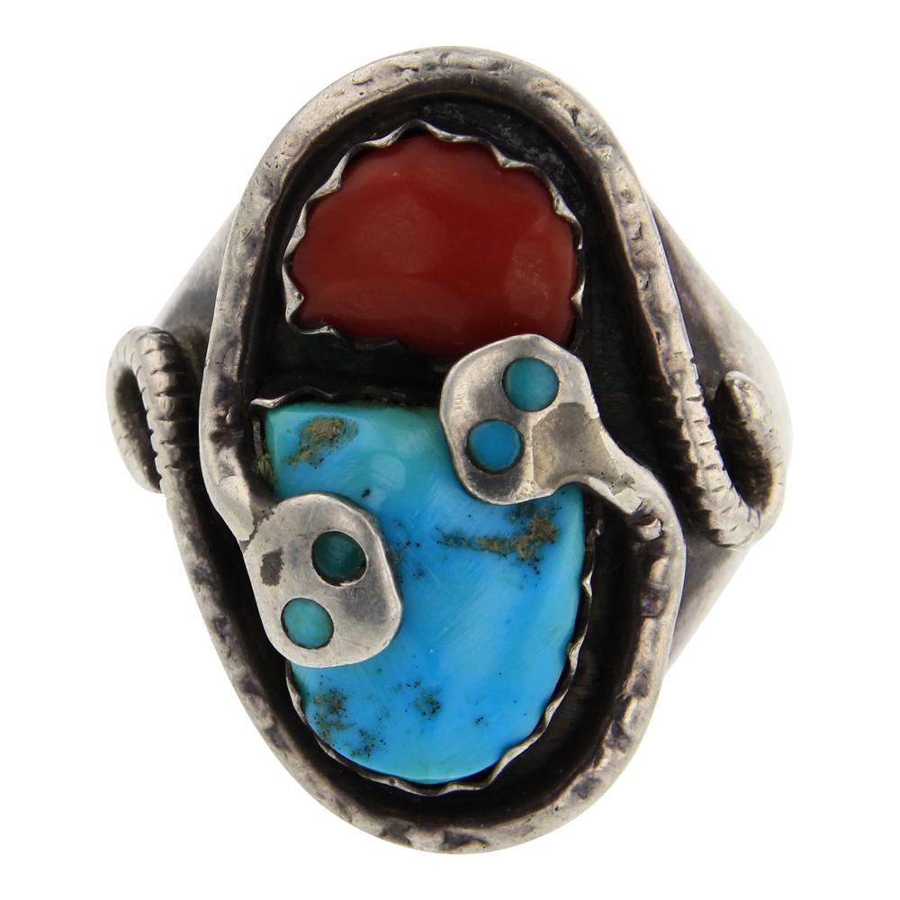 Vintage Effie Calavasa Zuni Snake Eye Sleeping Beauty (1 of 3)