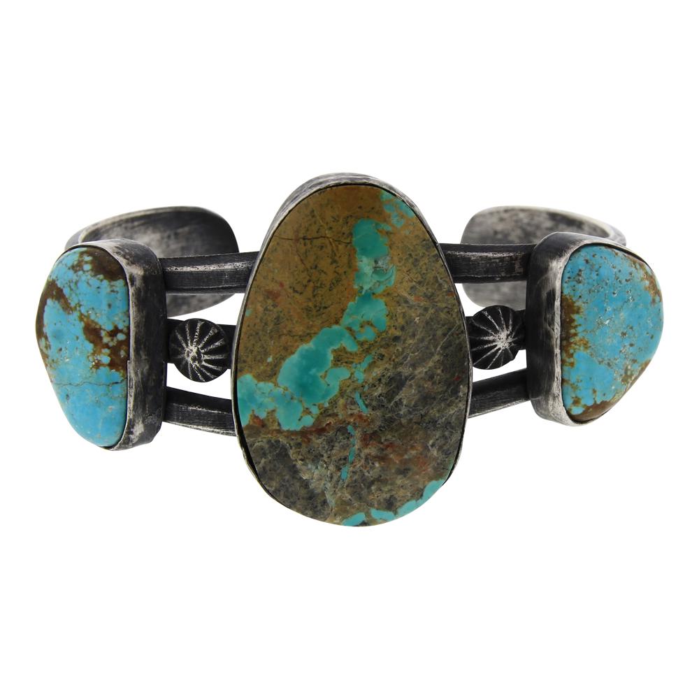 Chimney Butte Turquoise Cuff Bracelet (1 of 3)