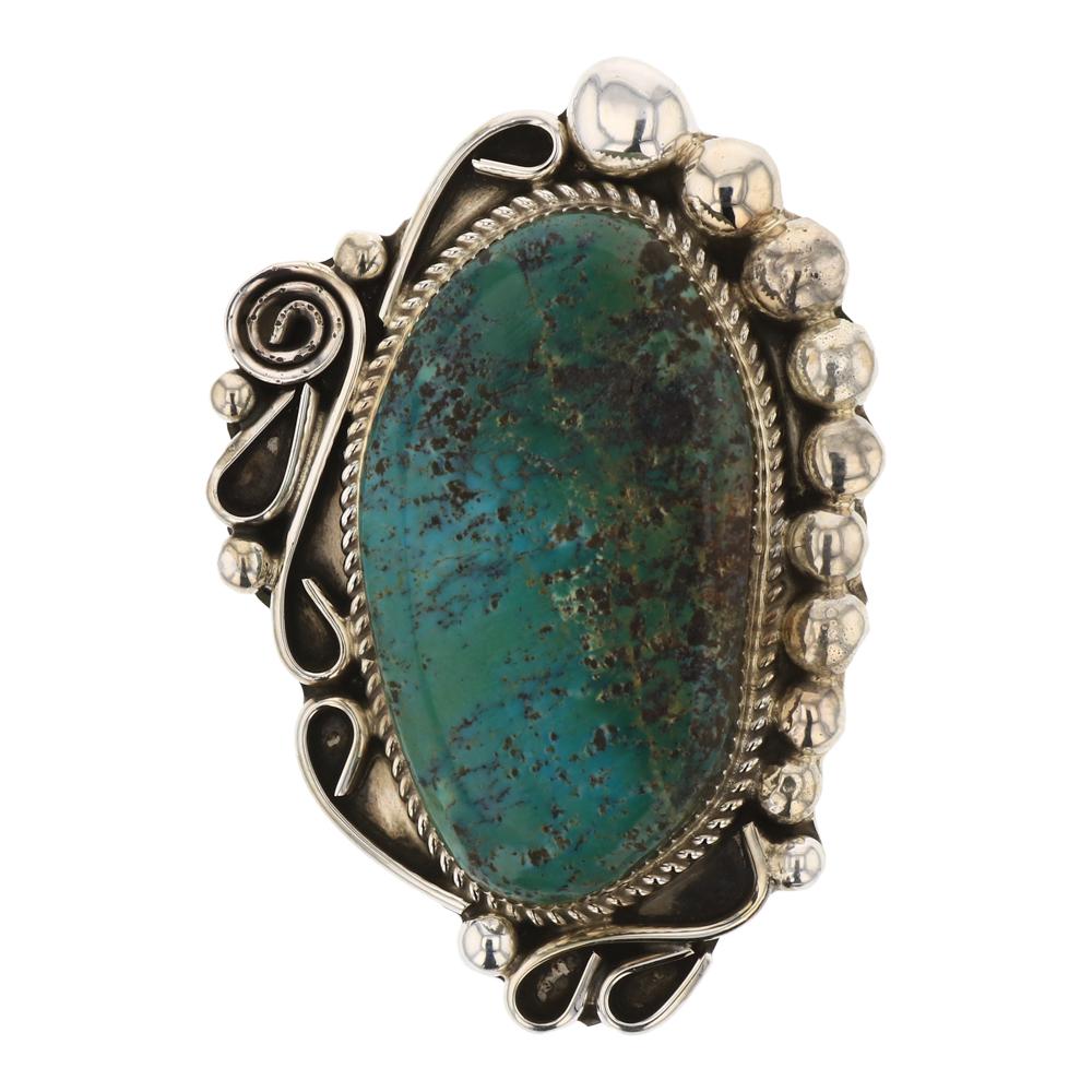 Ray Nez Nevada Turquoise Ring (1 of 3)