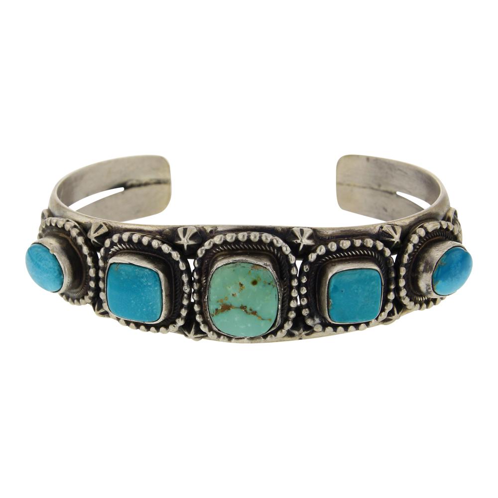 Bobby Johnson Nevada Turquoise Cuff Bracelet (1 of 4)