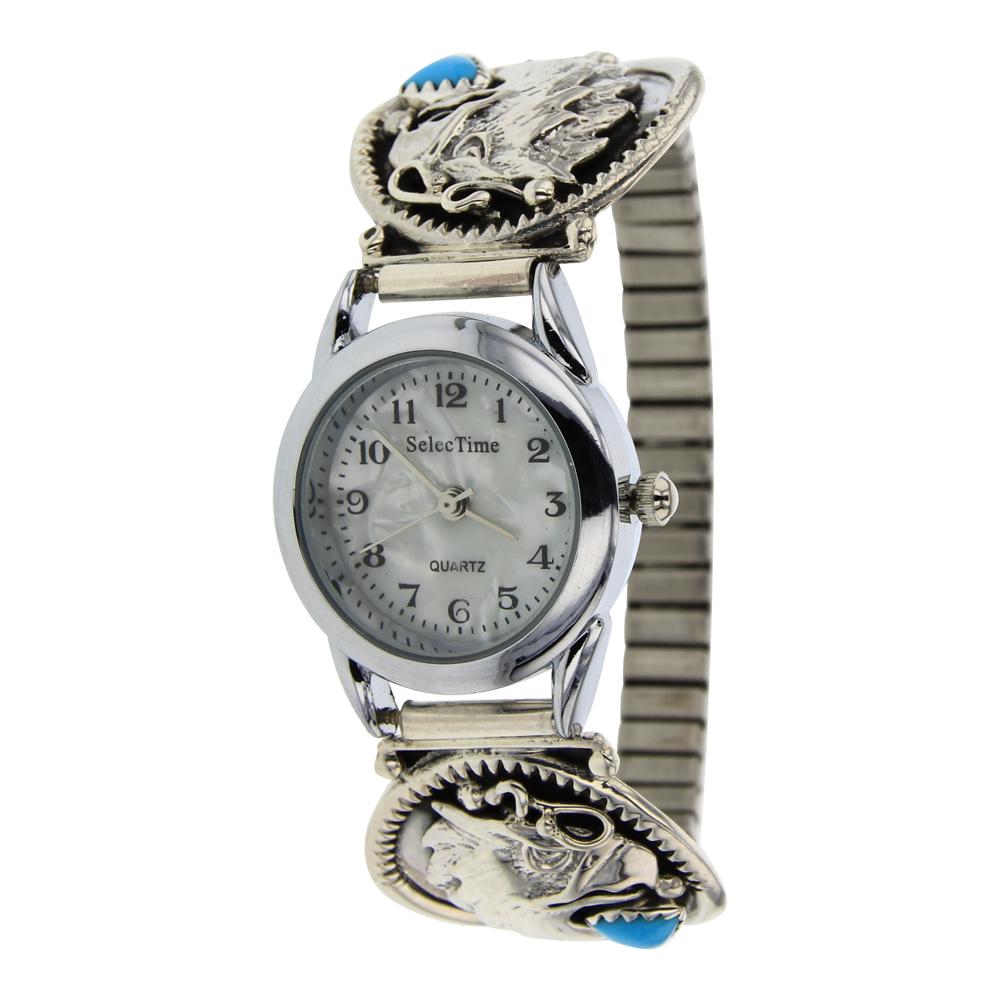 Turquoise Eagle Watch Bracelet (1 of 4)