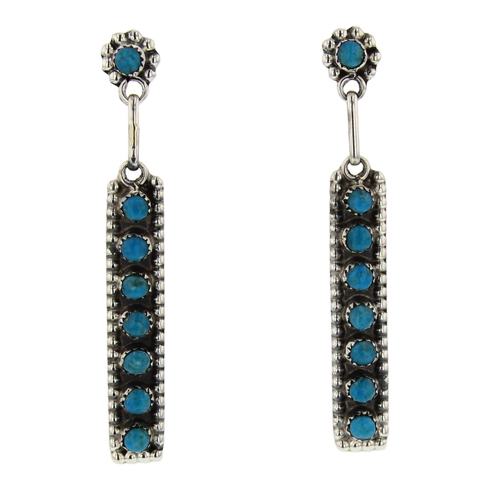 Navajo Turquoise Earrings (1 of 2)