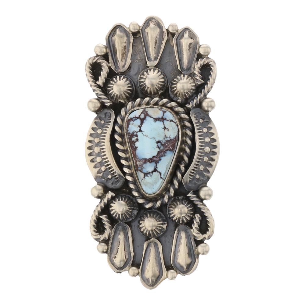 Jeff James Jr. Golden Hill Turquoise Ring (1 of 3)