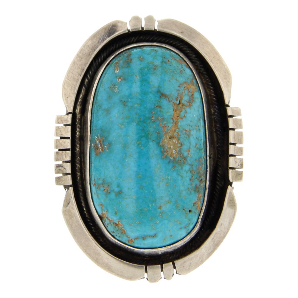 Edward Benally Nevada Turquoise Ring (1 of 3)