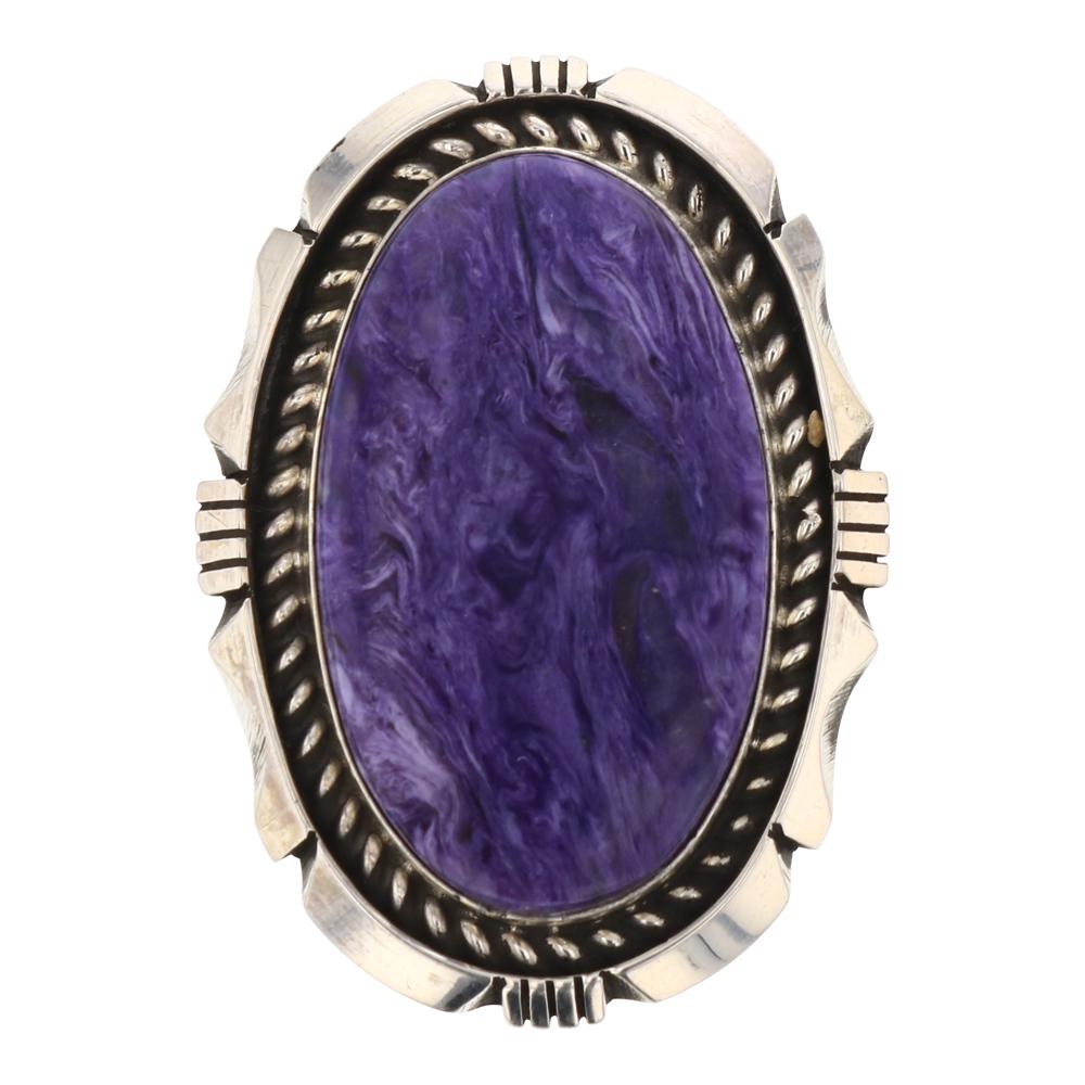 Eddie Secatero Charoite Ring (1 of 4)