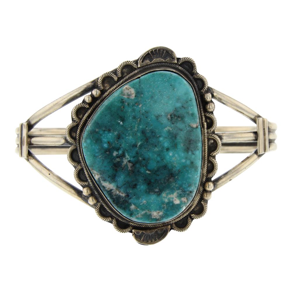 Sheila Becenti Large Freeform Sonoran Turquoise (1 of 3)