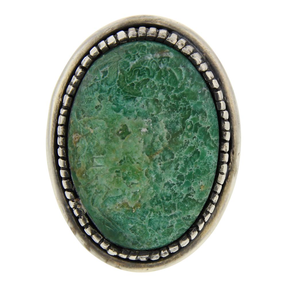 Danny Clark Turquoise Heavy Bezel Ring (1 of 3)
