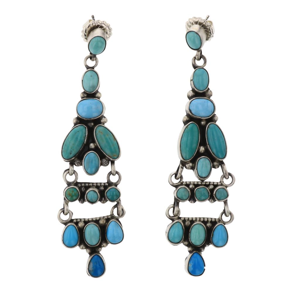 Elanor Largo Turquoise Chandelier Earrings (1 of 2)