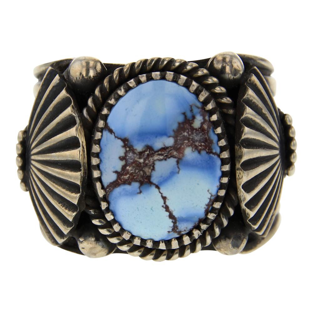 Derrick Gordon Golden Hill Turquoise Deep Stamp Ring (1 of 4)